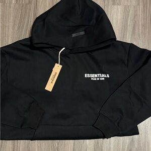 Essentials Black Hoodie